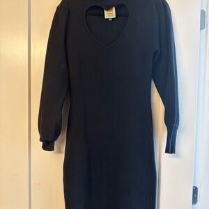 FARM Rio Black Midi Dress